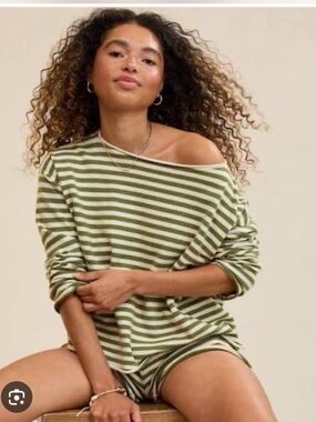 Aerie Sunday Soft Boatneck Sweater